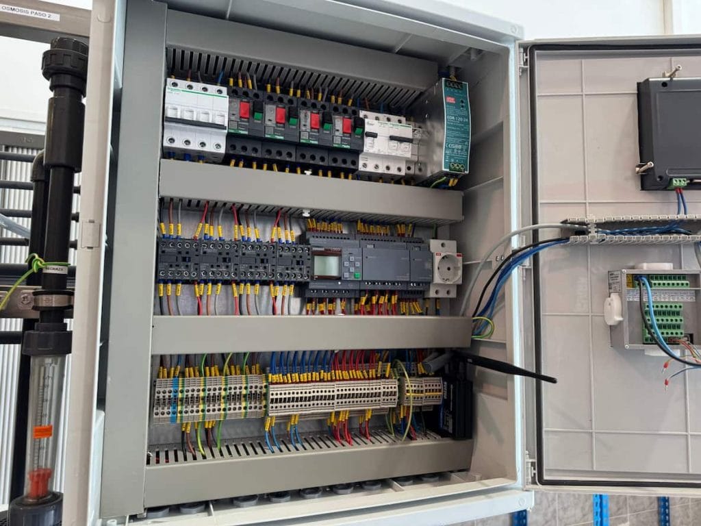 Cuadro eléctrico ordenado