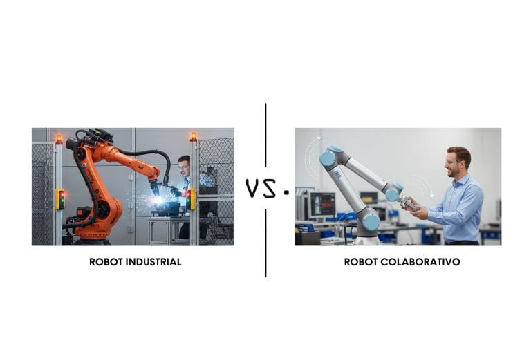 diferencias robots industriales y cobots