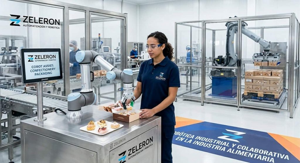 Robótica industrial y colaborativa en la industria alimentaria